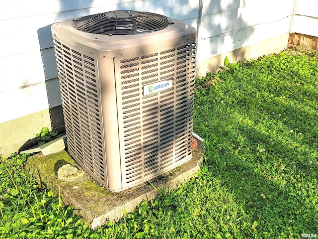119 S 6th St SE, Clay City, IL 62824 - exterior view of a central air condition unit