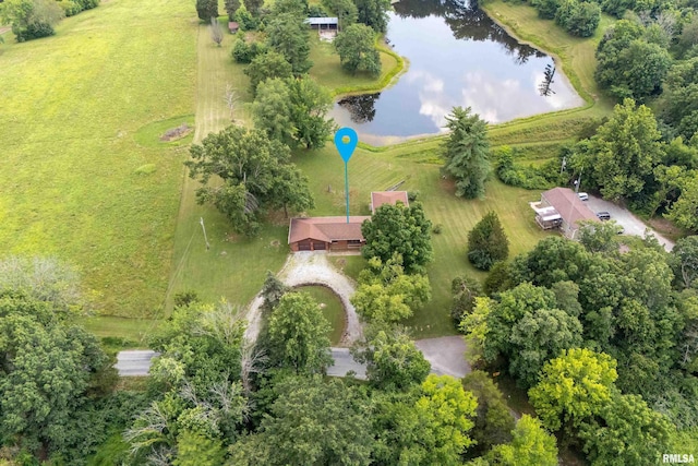 2723 Country Club Rd, Carbondale, IL 62901 - bird's eye view of a large body of water