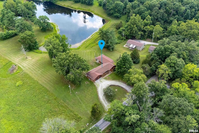 2723 Country Club Rd, Carbondale, IL 62901 - drone / aerial view of a large body of water