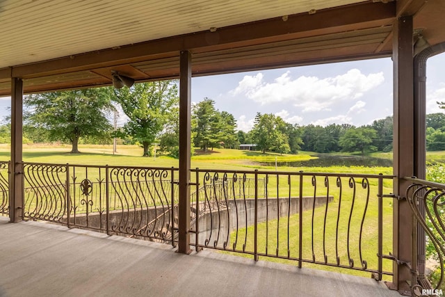 2723 Country Club Rd, Carbondale, IL 62901 - view of patio / terrace featuring view of scattered trees