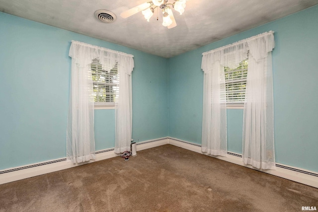 4341 Market Rd, Marion, IL 62959 - carpeted spare room with plenty of natural light and a ceiling fan