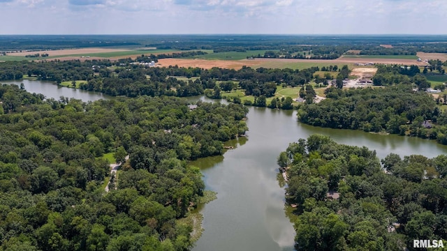 14682 White Birch Ct, Benton, IL 62812 - aerial view of a large body of water