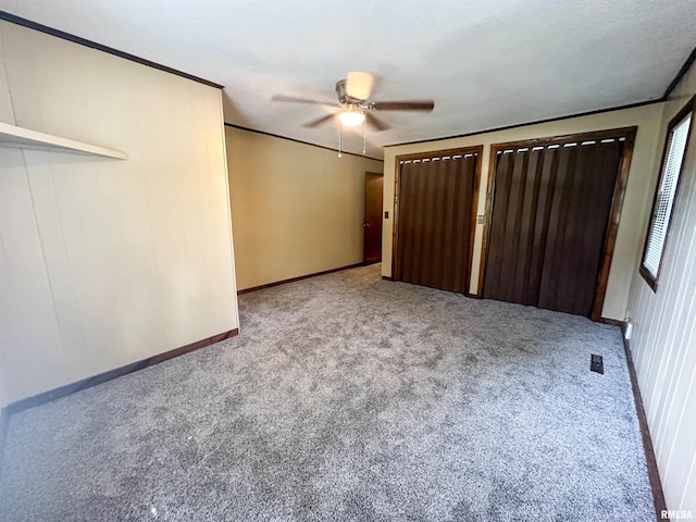 215 S Sunny Slope St, West Frankfort, IL 62896 - unfurnished bedroom with carpet and ceiling fan