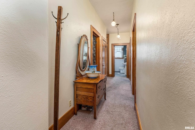 2011 Logan St, Murphysboro, IL 62966 - corridor featuring carpet and a textured wall