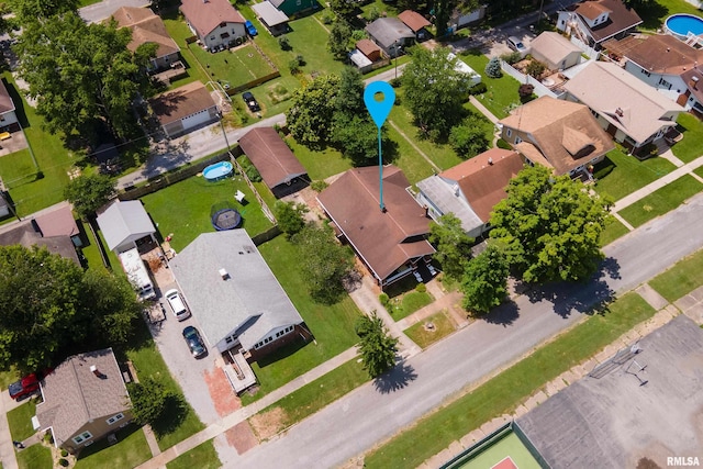 2011 Logan St, Murphysboro, IL 62966 - aerial perspective of suburban area