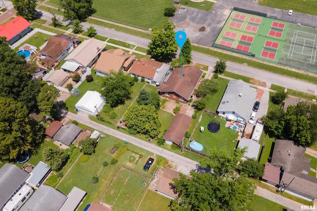 2011 Logan St, Murphysboro, IL 62966 - aerial overview of property's location featuring nearby suburban area