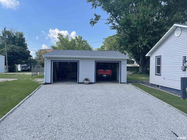 204 Oak St, Odin, IL 62870 - view of detached garage