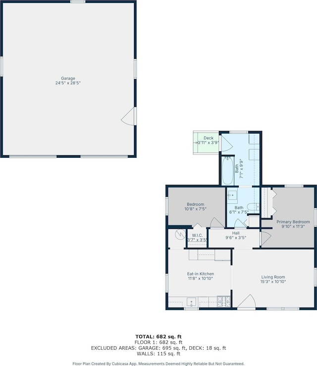 204 Oak St, Odin, IL 62870 - view of property floor plan