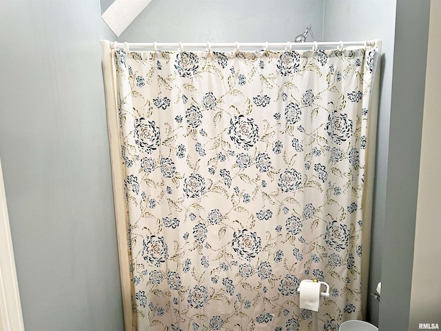 43 E Lakewood Dr, Metropolis, IL 62960 - full bathroom with toilet and a shower with curtain