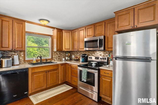468 Clifty Heights Dr, Marion, IL 62959 - kitchen with stainless steel appliances, light countertops, and brown cabinets