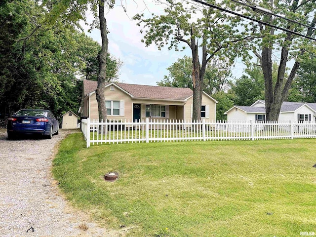501 Cedar Creek Rd, Makanda, IL 62958 - single story home featuring covered porch