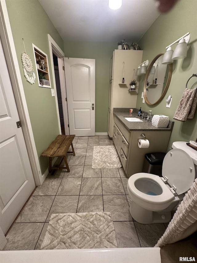 11382 Petroff Rd, Benton, IL 62812 - bathroom with toilet and vanity