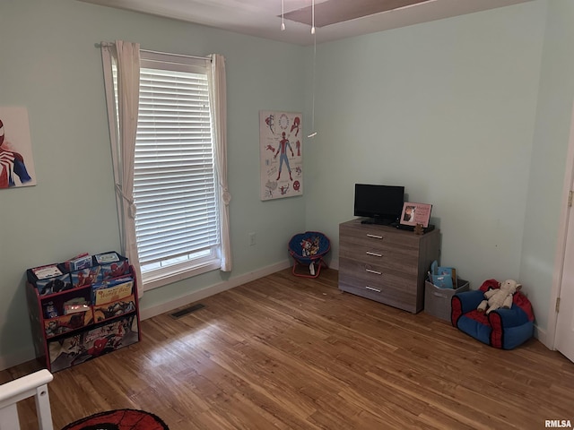 11382 Petroff Rd, Benton, IL 62812 - bedroom with wood finished floors and baseboards
