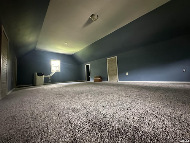 11382 Petroff Rd, Benton, IL 62812 - additional living space with vaulted ceiling and baseboards