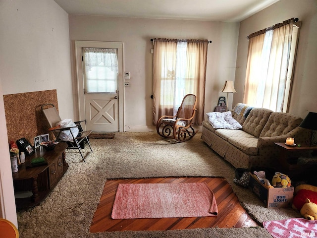 1809 Cherry St, Mount Vernon, IL 62864 - living area with wood finished floors
