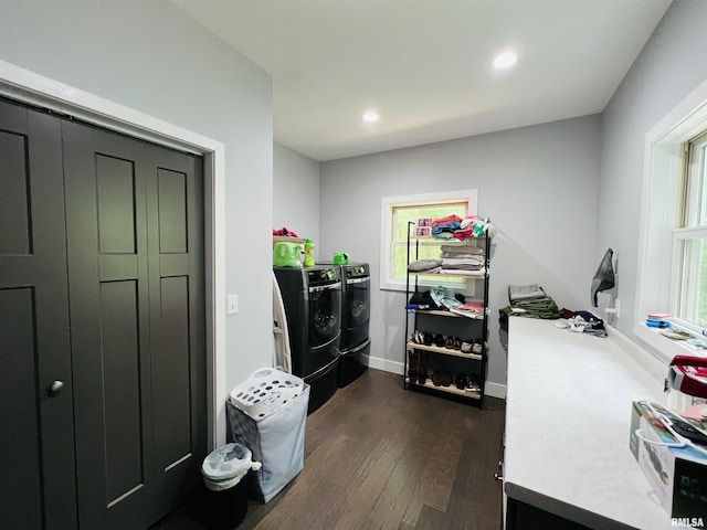 65 Stony Pt, Goreville, IL 62939 - office featuring dark wood-type flooring and recessed lighting