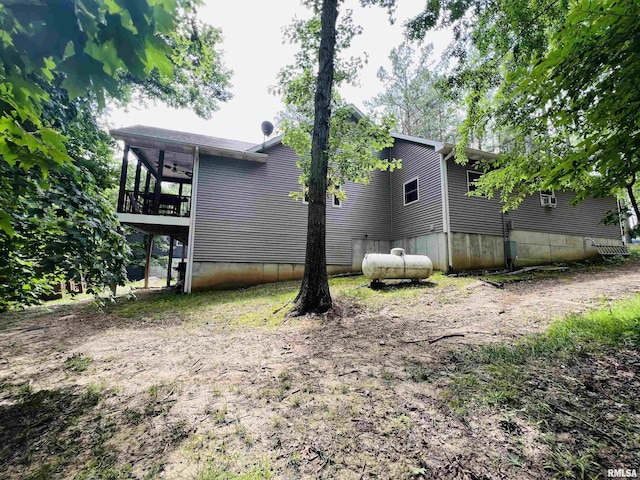 65 Stony Pt, Goreville, IL 62939 - rear view of house