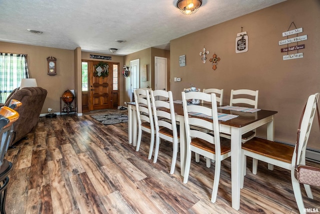 13399 S County Line Rd, West Frankfort, IL 62896 - dining room with wood finished floors and baseboards