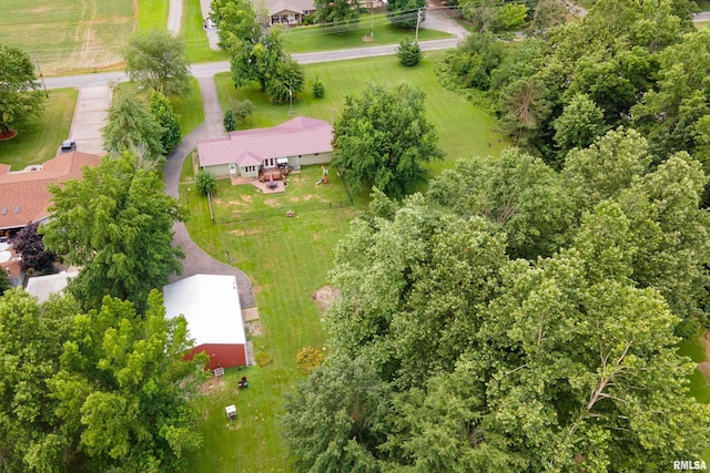 13399 S County Line Rd, West Frankfort, IL 62896 - aerial view of property and surrounding area