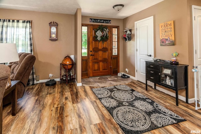 13399 S County Line Rd, West Frankfort, IL 62896 - entrance foyer with wood finished floors