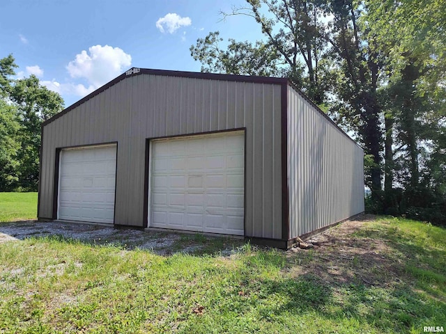 45 Davis Ridge Rd, Eldorado, IL 62930 - view of detached garage