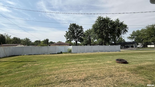 1409 Rig, Salem, IL 62881 - view of yard with an outdoor fire pit