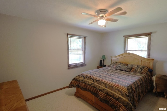 1409 Rig, Salem, IL 62881 - bedroom with light colored carpet and ceiling fan