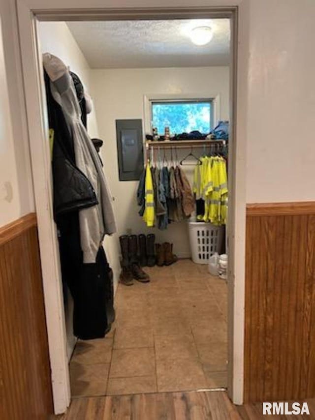 600 W Collins St, Goreville, IL 62939 - spacious closet with electric panel and tile patterned flooring