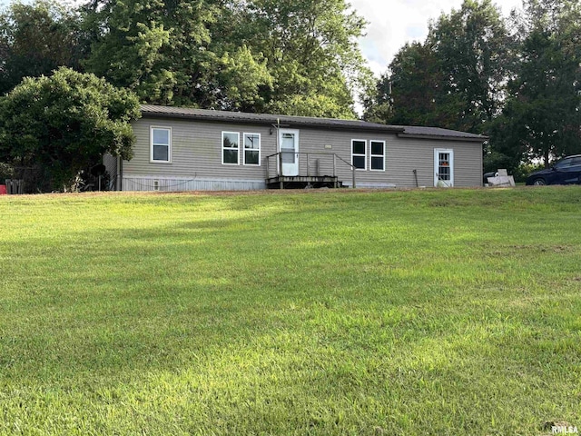 2780 Campground Rd, Anna, IL 62906 - manufactured / mobile home featuring a front lawn