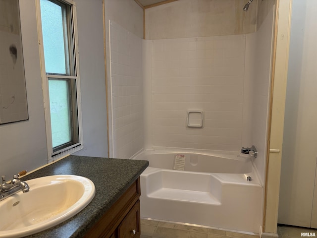 2780 Campground Rd, Anna, IL 62906 - bathroom featuring healthy amount of natural light, vanity, and  shower combination