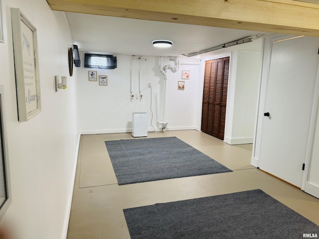 510 Morgan St, Anna, IL 62906 - hallway with concrete floors and baseboards