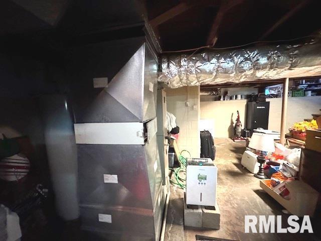 303 Elles Ave, Carterville, IL 62918 - view of unfinished basement