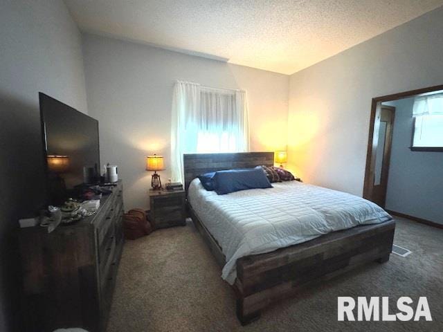 303 Elles Ave, Carterville, IL 62918 - carpeted bedroom with lofted ceiling