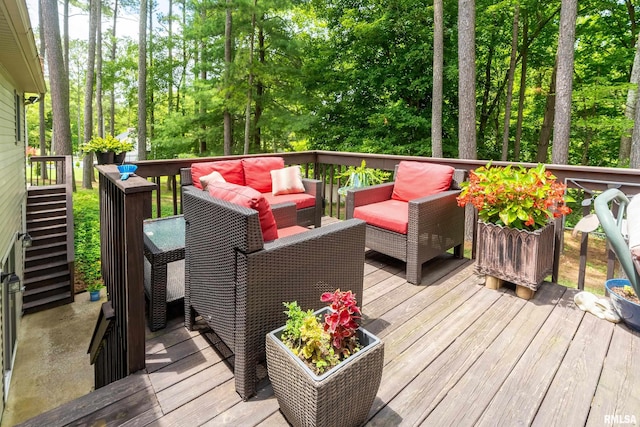 103 Woodland Trl, Anna, IL 62906 - deck featuring outdoor lounge area