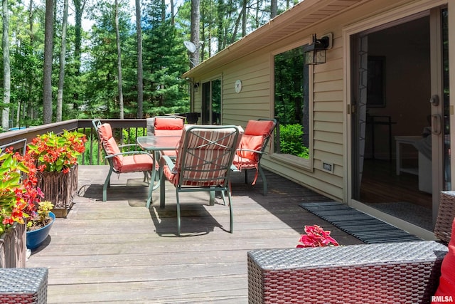 103 Woodland Trl, Anna, IL 62906 - deck featuring outdoor dining area