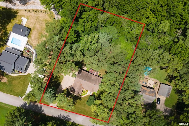 103 Woodland Trl, Anna, IL 62906 - aerial view of property's location with property parcel outlined