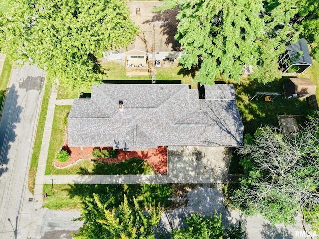 308 W Reed St, Benton, IL 62812 - view from above of property