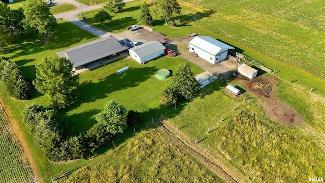 232 Palm Ln, Flora, IL 62839 - aerial view of sparsely populated area