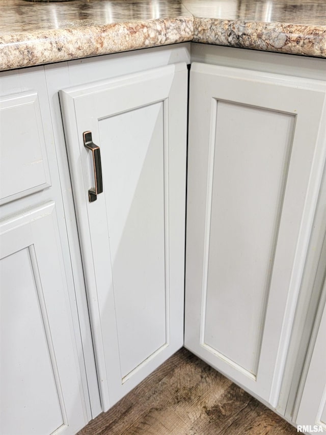 232 Palm Ln, Flora, IL 62839 - detailed view of white cabinetry and light stone countertops