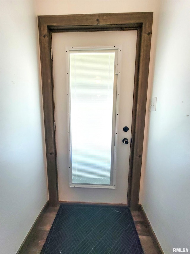 232 Palm Ln, Flora, IL 62839 - entryway with baseboards