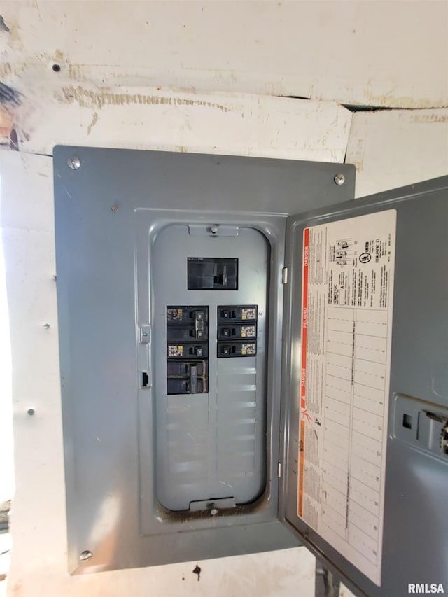 232 Palm Ln, Flora, IL 62839 - utility room with electric panel