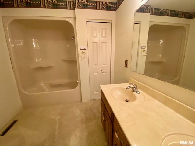 117 N Plains Ave, Marion, IL 62959 - bathroom with double vanity