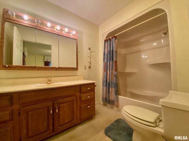 117 N Plains Ave, Marion, IL 62959 - full bath with vanity and shower / bath combination with curtain