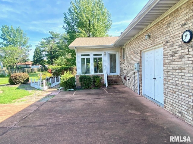 117 N Plains Ave, Marion, IL 62959 - view of patio with a vegetable garden