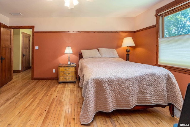 243 Pump Station Rd, Makanda, IL 62958 - bedroom featuring light wood-style floors and baseboards