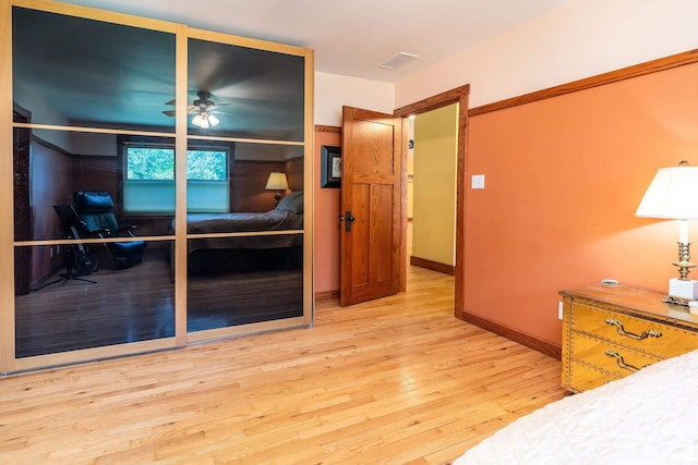 243 Pump Station Rd, Makanda, IL 62958 - bedroom featuring light wood-type flooring and baseboards