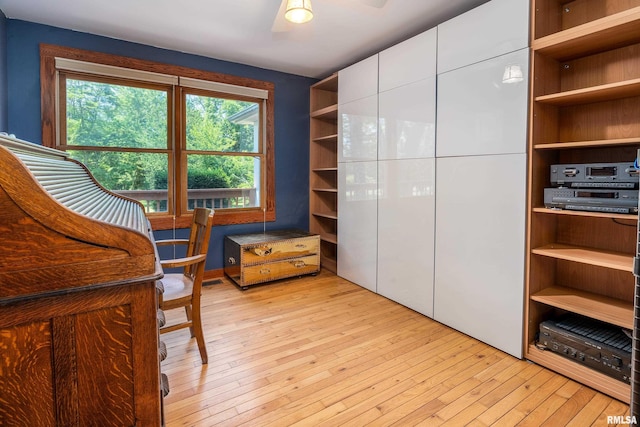 243 Pump Station Rd, Makanda, IL 62958 - sitting room with light wood-style flooring
