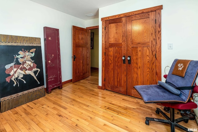 243 Pump Station Rd, Makanda, IL 62958 - office featuring light wood-style flooring and baseboards