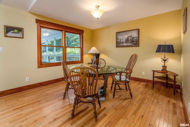 243 Pump Station Rd, Makanda, IL 62958 - dining area with light wood-style floors