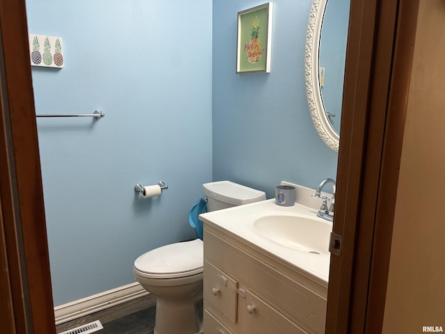 2119 Rains St, Murphysboro, IL 62966 - bathroom with toilet and vanity